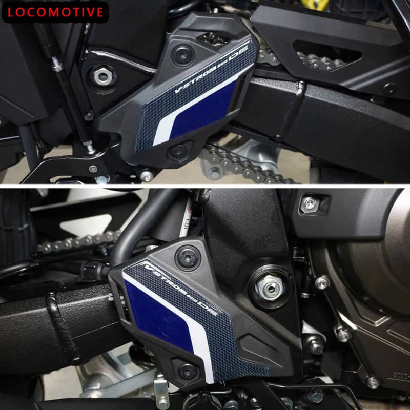 LS Motorcycle Accessories 3D Epoxy Resin Sticker Door Sill Protection For Suzuki V Strom 800DE V-Strom 800 DE 2023-