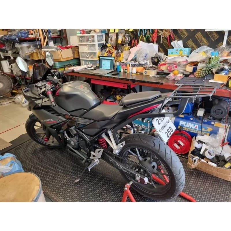 ตะแกรงเสริม Rear Rack แร็คหลัง แร็คท้าย ตะแกรงท้าย ตะแกรงหลัง HONDA CBR150R 2019 และ CBR150R 2022-2023