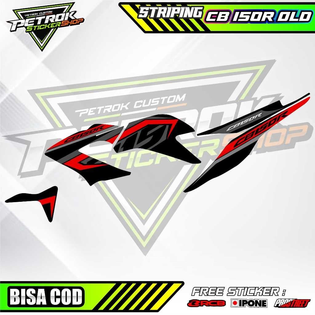 Honda CB 150R Old Variation Striping / Old CB 150R Motorcycle Variation List Sticker