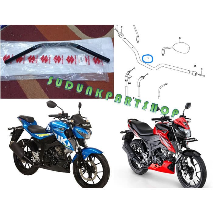 Suzuki GSX s150 GSX s 150 Suzuki GSX bandit แฮนด์บาร์ sgp ดั้งเดิม