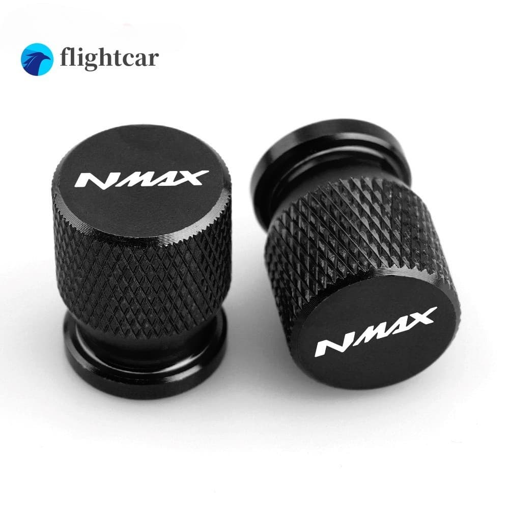 (FT) สําหรับ Yamaha Nmax N-max 125 155 2015-2019 2018 NMAX125 NMAX155 CNC อลูมิเนียมยางวาล์ว Air พอร์ตครอบคลุมหมวกรถจักรยานยนต์อุปกรณ์เสริม