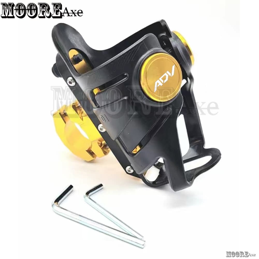 Mooreaxe สําหรับ Honda ADV 150 160 350 ADV160 ADV150 ADV350 2020- 2023 2024 2025 รถจักรยานยนต์เครื่องดื่มที่วางแก้ว Universal ขี่จักรยานขวดน้ํากรง Handlebar Stand Mount SBJ04