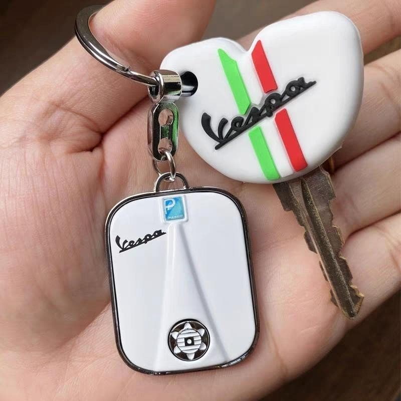 Key Protector Piaggio Vespa ยาง Key Protector สไตล์รถจักรยานยนต์พวงกุญแจสําหรับ Vespa Piaggio Sei Giorni Gts300 Gts300Ie Gts