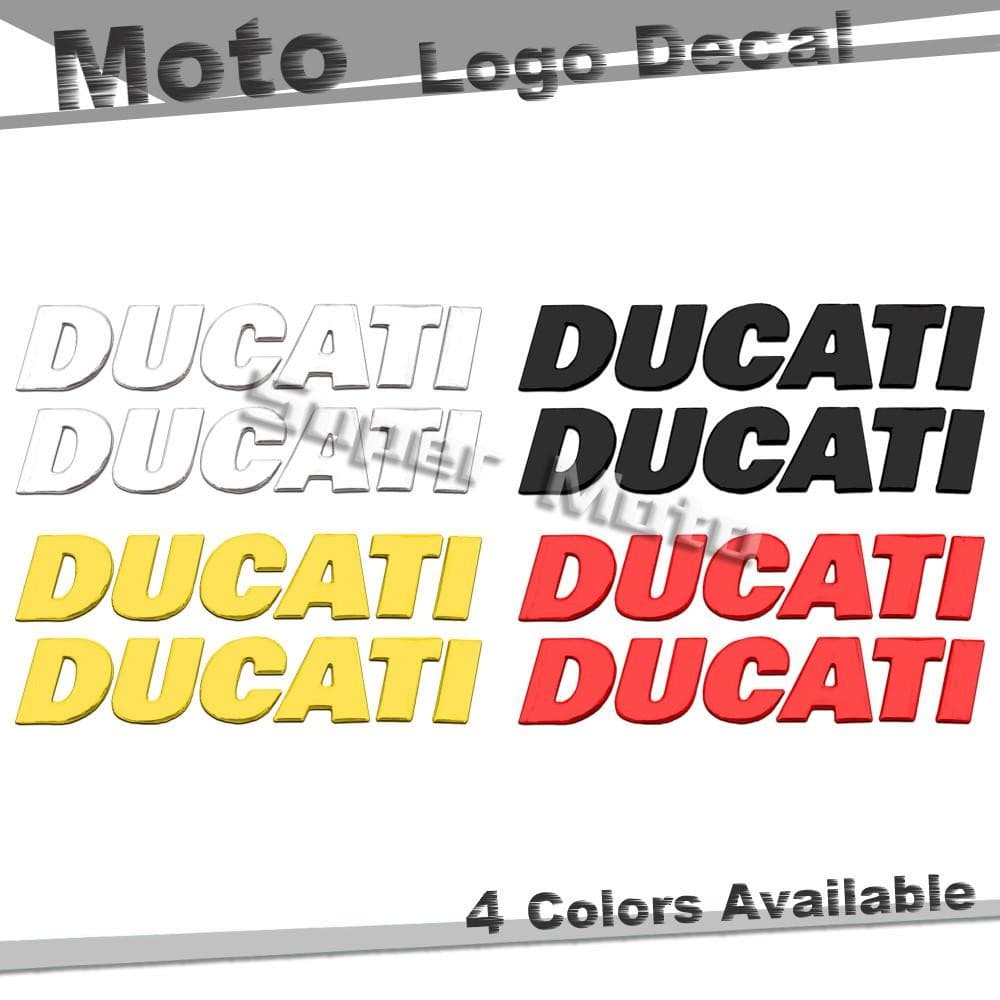 อุปกรณ์เสริมรถจักรยานยนต์ 3D Soft Decals Ducati LOGO สติกเกอร์ฉลากสําหรับ Ducati Panigale v4 V2 959 Monster 795 950 Scrambler XDiavel SuperSport XDiavel V4