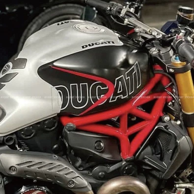 Ducati stickers, StreetFighter motorcycle tank stickers, Scrambler, Diavel motorcycle shell waterproof decals