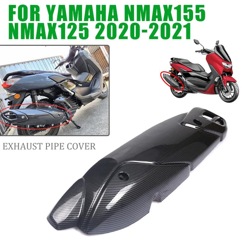 YL Motorcycle Exhaust Muffler Pipe Heat Cover Protector Decorative Guard For YAMAHA NMAX125 NMAX155 N MAX 155 125 MAX155
