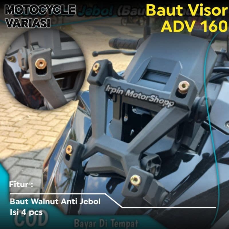 Anti-Break Bolts สําหรับกระจกหน้ารถสําหรับ ADV 160 ADV 150 NMAX รถจักรยานยนต์