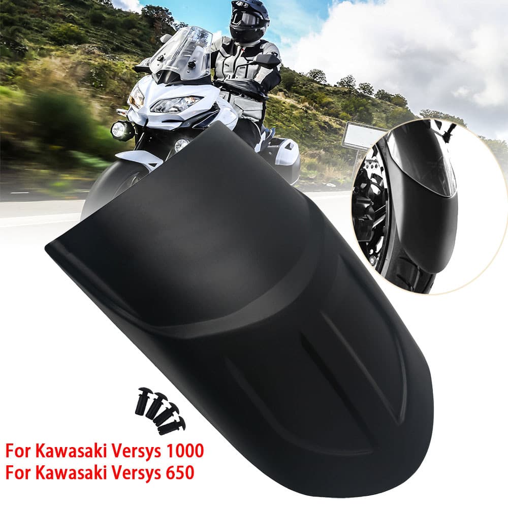 Yสำหรับ Kawasaki versys 1000 650 Versys650 Versys1000 2010-อุปกรณ์เสริมรถจักรยานยนต์ส่วนต่อขยายบังโคลนด้านหน้า