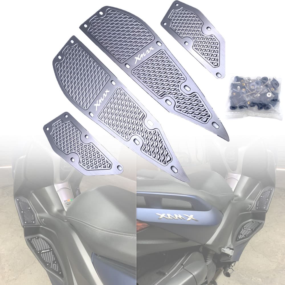 รถจักรยานยนต์พักเท้าแผ่นเท้าเหยียบแผ่นเหยียบสําหรับYamaha X MAX XMAX 300 XMAX 400 XMAX 250 XMAX 125 2017 2018 2019