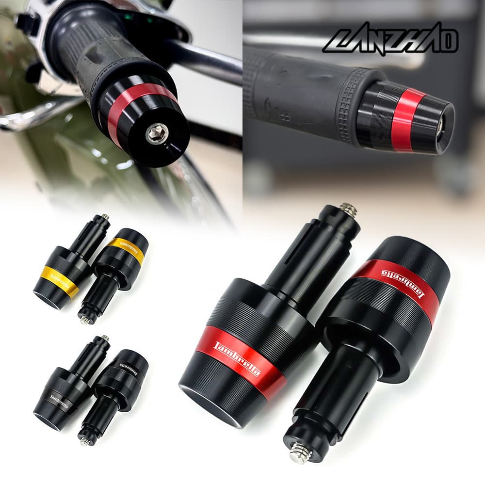 จุกปิดปลายแฮนด์บาร์ CNC Lambretta X300 V200