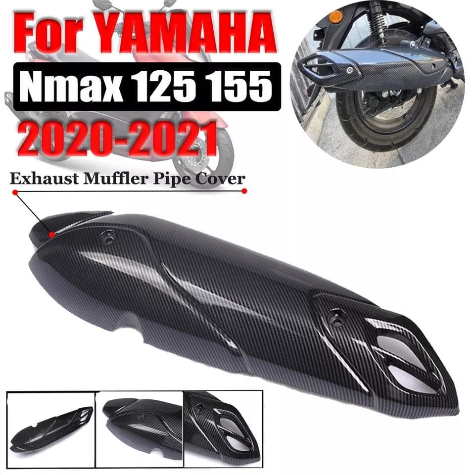 WA For Yamaha NMAX155 NMAX125 N MAX NMAX 155 125 2020 2021 Motorcycle Exhaust Pipe Protection Cover Guard Heat Shield An