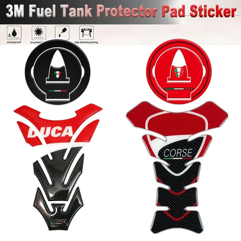 สําหรับ Ducati สติกเกอร์อุปกรณ์มอเตอร์ไซค์ Diavel Panigale Streetfighter Desert X Multistrada Monster S V2 V4 V4S 950 848 696 695