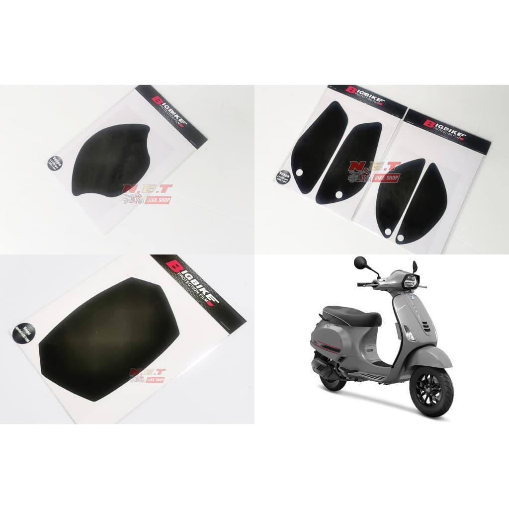 เวสป้า S 125 I-GET ชุดฟิล์มกันรอยเรือนไมล์ ไฟหน้า ไฟเลี้ยวหน้าหลัง VESPA NEW S 125 I-GET