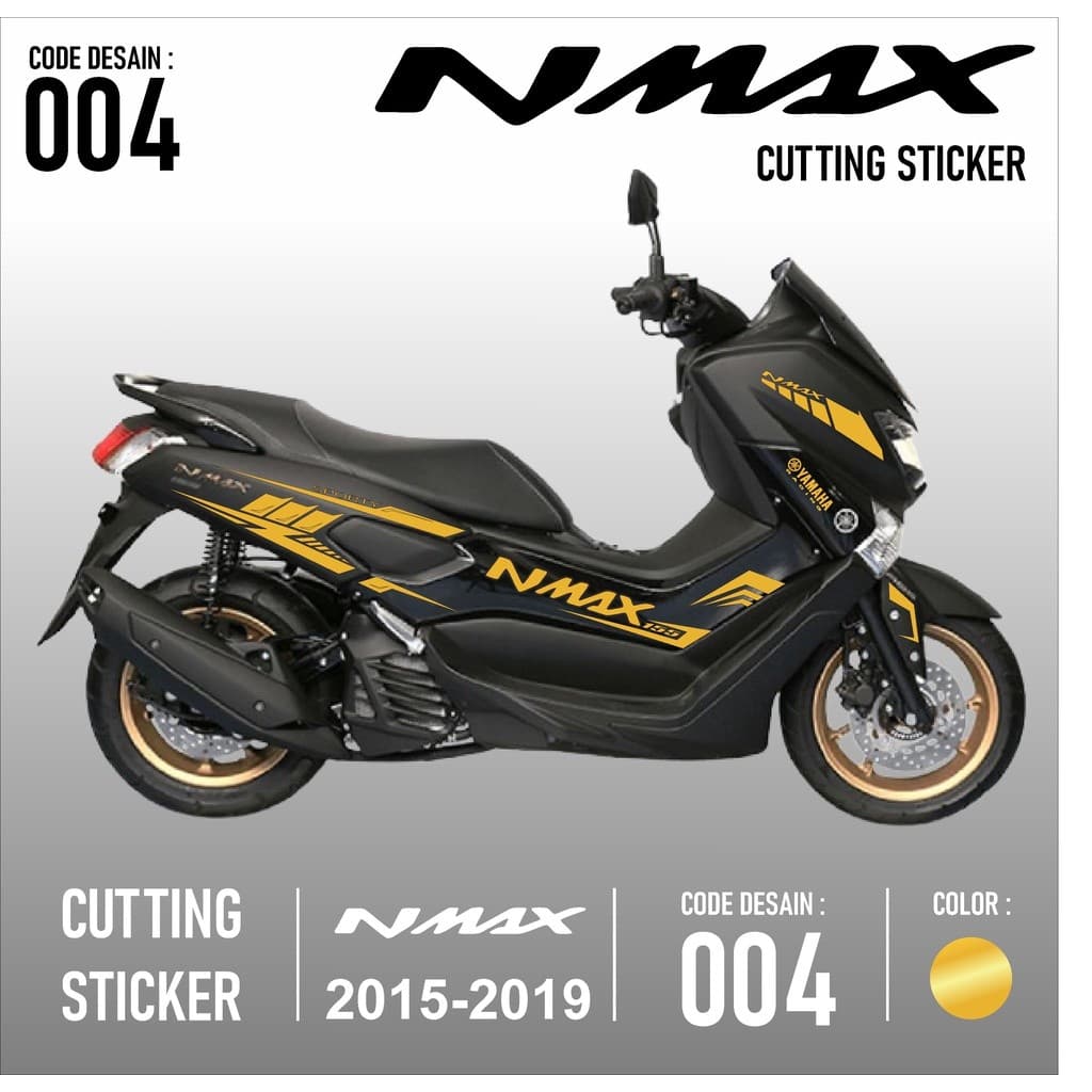 สติ๊กเกอร์ตัด Nmax - อุปกรณ์มอเตอร์ไซค์ Yamaha Nmax สติ๊กเกอร์เก่า Striping Lis Variations สติ๊กเกอร์ตัด Nmax เก่า 2015 2016 2017 2018 2019