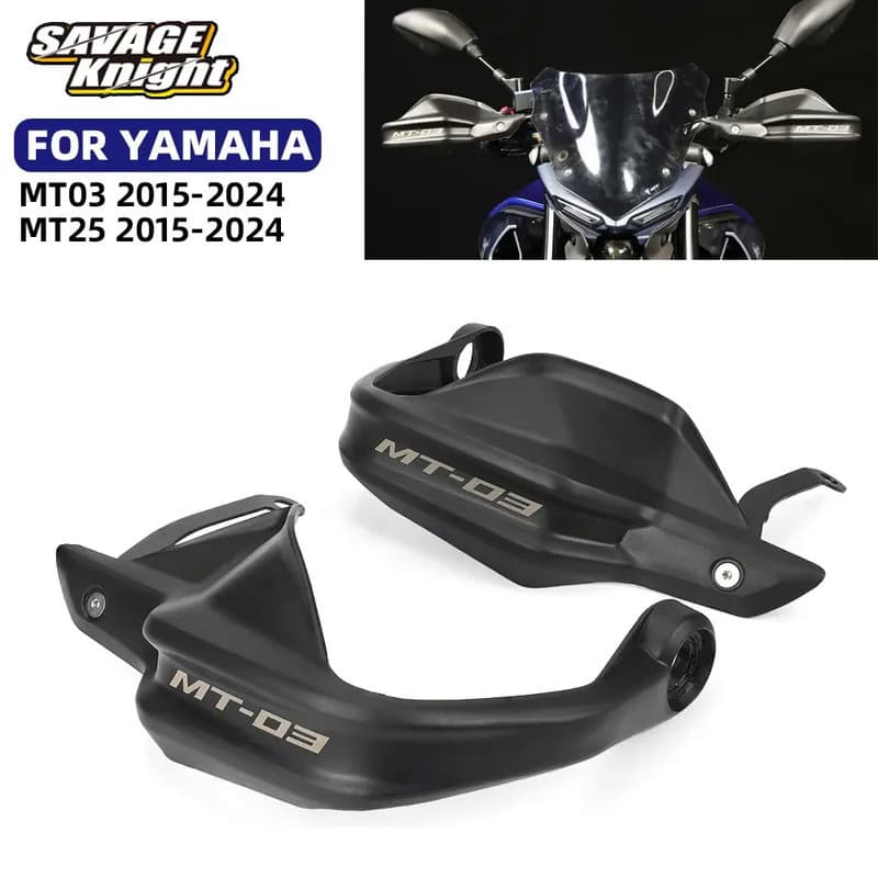 Mo  MT 03 25 Handlebar Handguards Shield For YAMAHA MT03 MT25 2015-2024 Motorcycle Accessories MT-03 MT-25 Hand Guard Pr