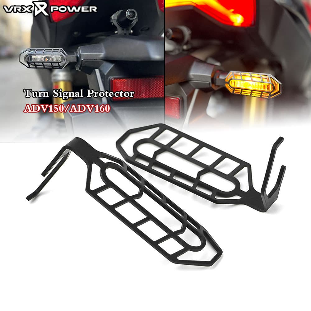 ตัวป้องกันไฟเลี้ยวสําหรับ HONDA ADV160/ADV150/ADV350 ไฟเลี้ยวรถจักรยานยนต์ไฟแสดงสถานะ Grille Guard