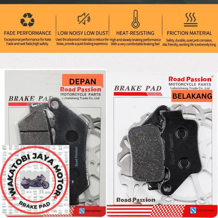 ROYAL ENFIELD BRAKE PADS Interceptor Continental 650 Twin 2018-2021 535cc Continental GT 2013-2021