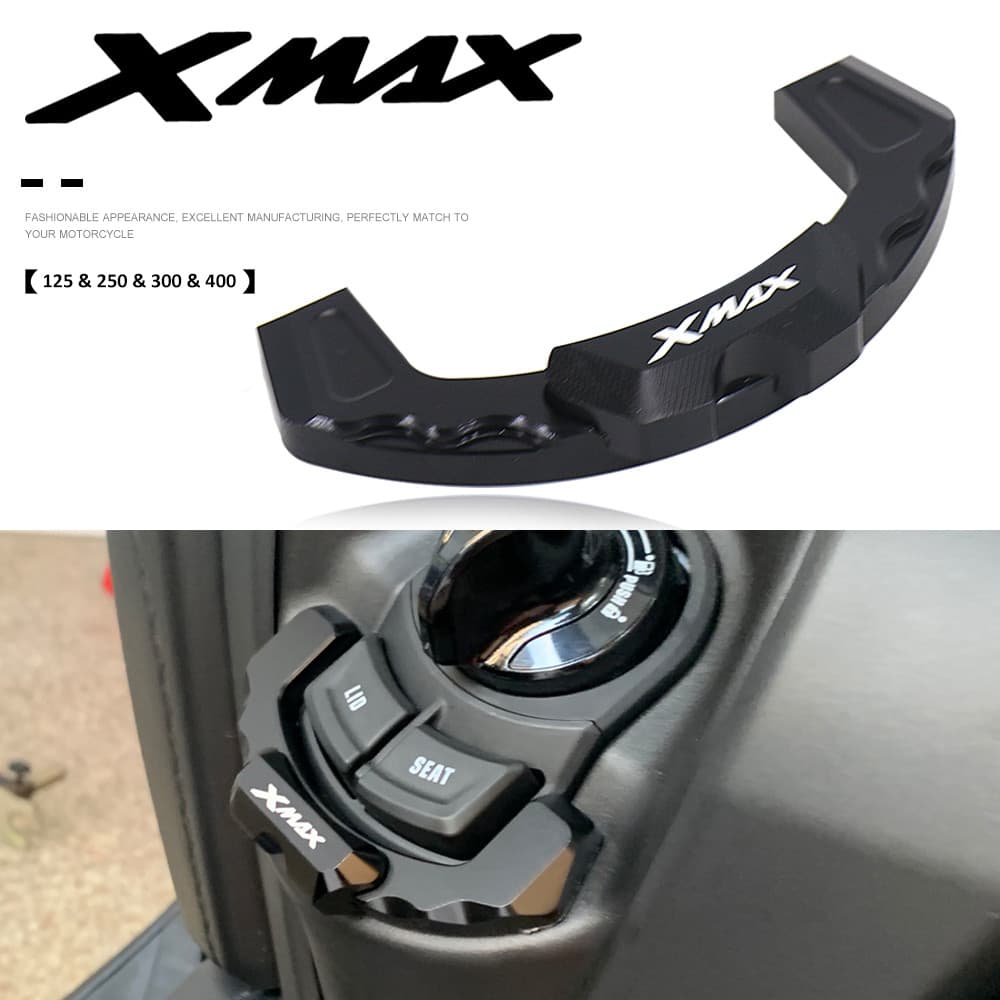 Yสำหรับ Yamaha XMAX300 XMAX250 XMAX400 XMAX125 X MAX XMAX 300 250 125 400รถจักรยานยนต์อุปกรณ์เสริมประตูไฟฟ้าล็อคฝาครอบตก