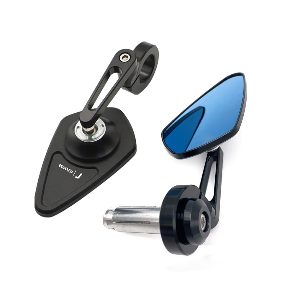 Universal รถจักรยานยนต์ Bar End Mirrors CNC รถจักรยานยนต์กระจกมองข้างสําหรับ Triumph Bonneville Royal Enfield Interceptor 650