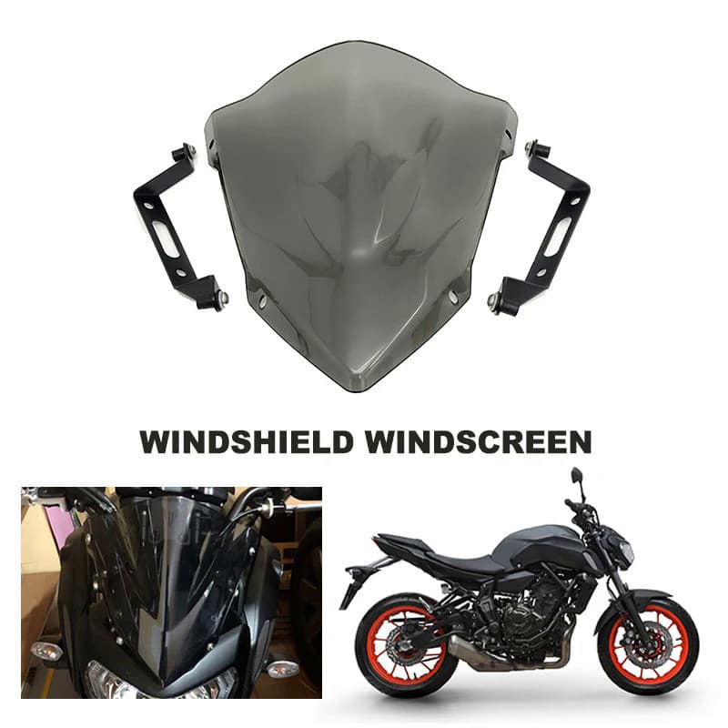 Mo For YAMAHA MT07 FZ07 MT09 MT-07 FZ-07 MT-09 MT 07 FZ 07 MT 09 2014-2020 2018 2019 Wind Deflectors Windshield Windscre