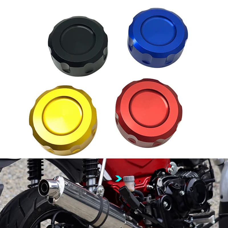 Mo New Motorcycle Rear Brake Fluid Reservoir Guard Cover Protector For HONDA MONKEY125 Monkey 125 DAX125 DAX 125 2018-20