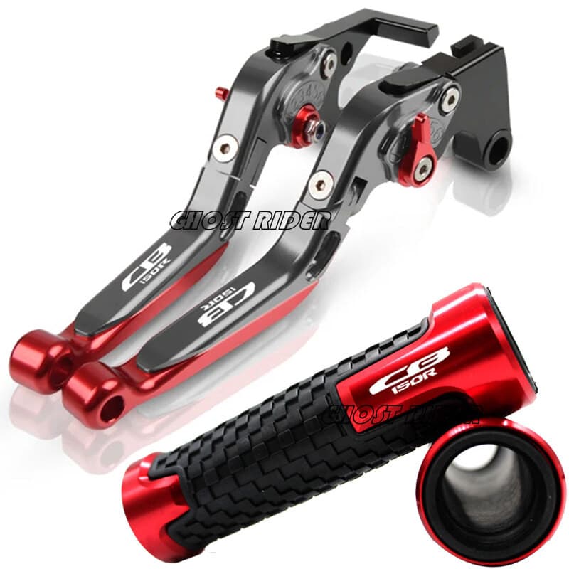 สําหรับ Honda CB150R CB 150R 2017-2023 ดัดแปลงคุณภาพสูง CNC อลูมิเนียมอัลลอยด์ 6 ขั้นตอนปรับพับเบรคคันโยกคลัทช์พร้อมแฮนด์ชุดกาว