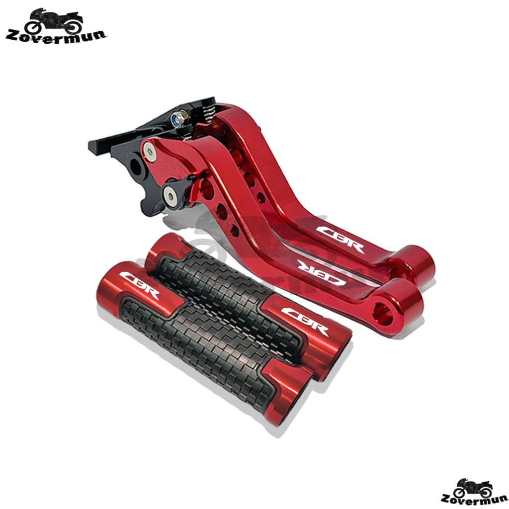 ร้อน!สําหรับ Honda CBR500R CB500F CB500X 2022-2023 อุปกรณ์เสริมรถจักรยานยนต์คลัทช์ Lever + Handle Grip CNC อลูมิเนียมชุด 6 Stage ปรับ Plug and Play &&&&&&