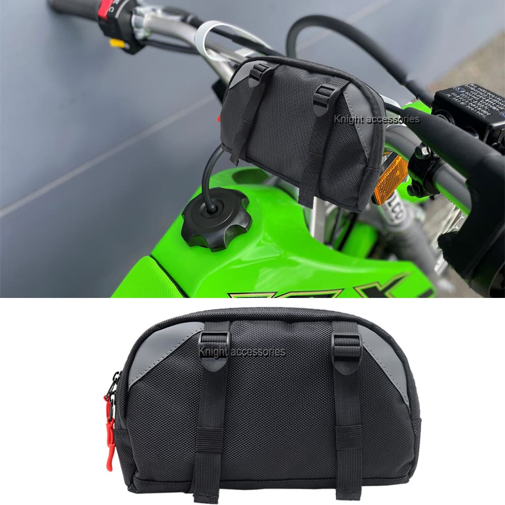 KAWASAKI รถจักรยานยนต์Handlebarกระเป๋ามัลติฟังก์ชั่กระเป๋ากระเป๋าเดินทางเหมาะสําหรับKawasaki KLX 230 KLX 140 KLX 300