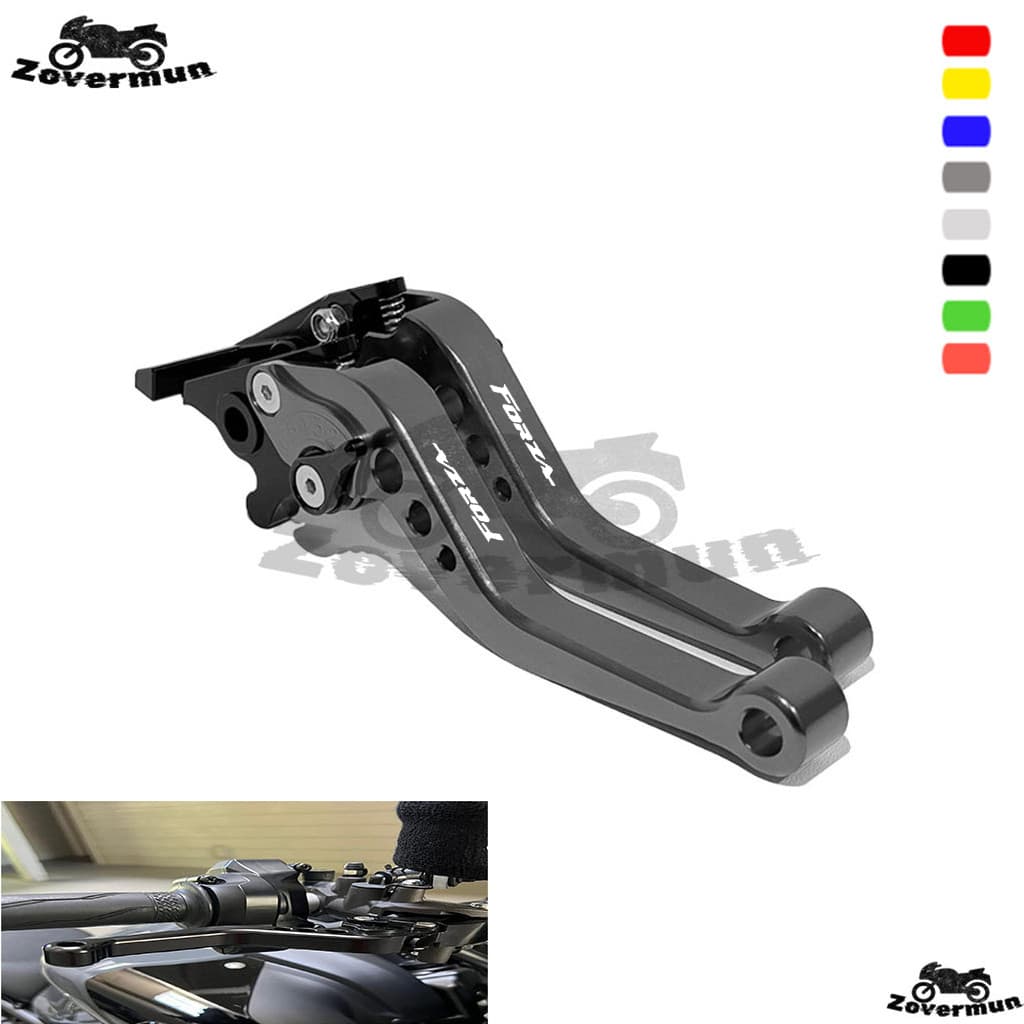 สำหรับ Honda Forza 350 300 250 125 อุปกรณ์เสริมมอเตอร์ไซค์ คันคลัตช์ CNC อลูมิเนียม ปรับได้ 6 ระดับ Plug and Play มือเบรค forza 350 โช๊คหน้า forza 350