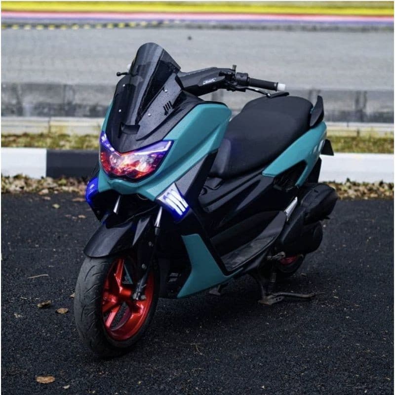 Visor Nmax รุ่น TDR FIN Windshield Nmax black matte windshield กระจกบังลม winsil winsild windsil nmax บังลม
