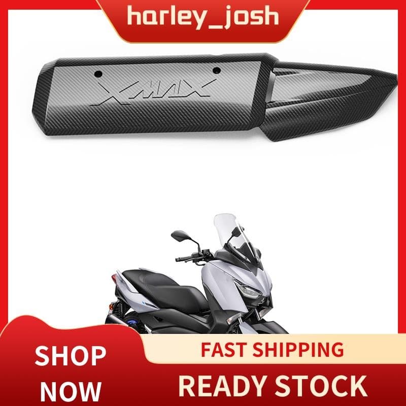 harley_josh ท่อไอเสียท่อ Guard ท่อไอเสีย Protector ฝาครอบความร้อน Shield สําหรับ XMAX 250 300 400 XMAX250 XMAX300 XMAX400