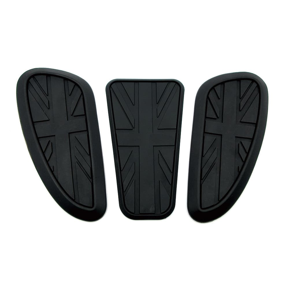 มอเตอร์ Retro Cafe Racer ถังแก๊สสติกเกอร์ Protector Sheath เข่าถัง Pad Grip Decal สําหรับ Turimph Royal Enfield Interceptor 650