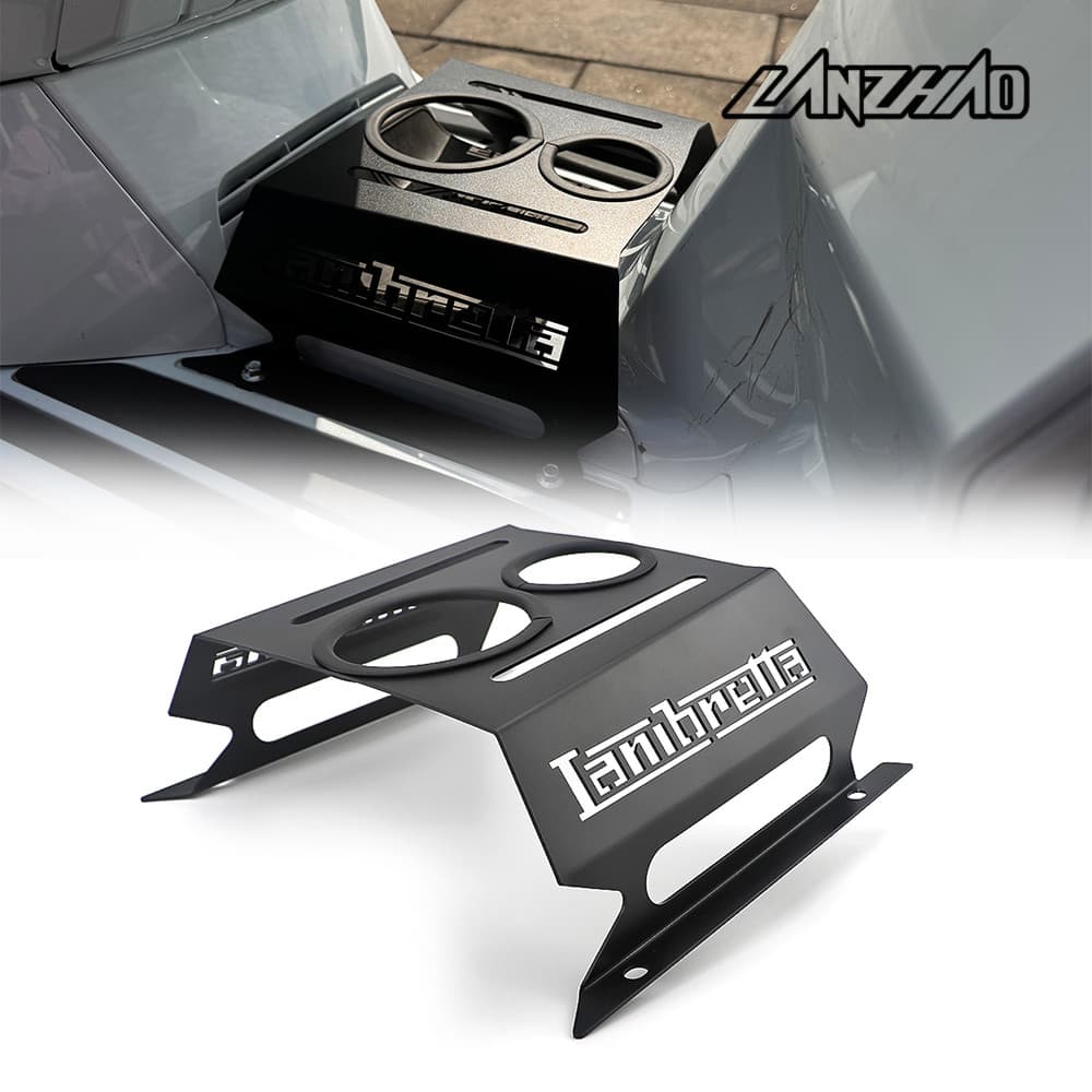 ตะเเกรงวางของ วางสัมภาระ กันลาย Lambretta X300 X250 ตะเเกรงวางของตรงพักเท้ามอเตอร์ไซค์