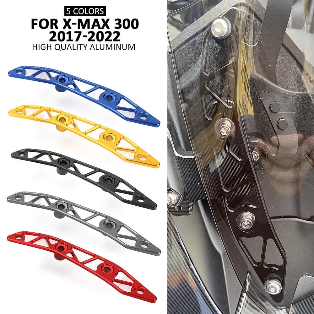 OT Motorcycle Accessories Windshield Windscreen Bracket Strip Trim Kit For YAMAHA X-MAX300 X-MAX 300 XMAX300 XMAX 300 20