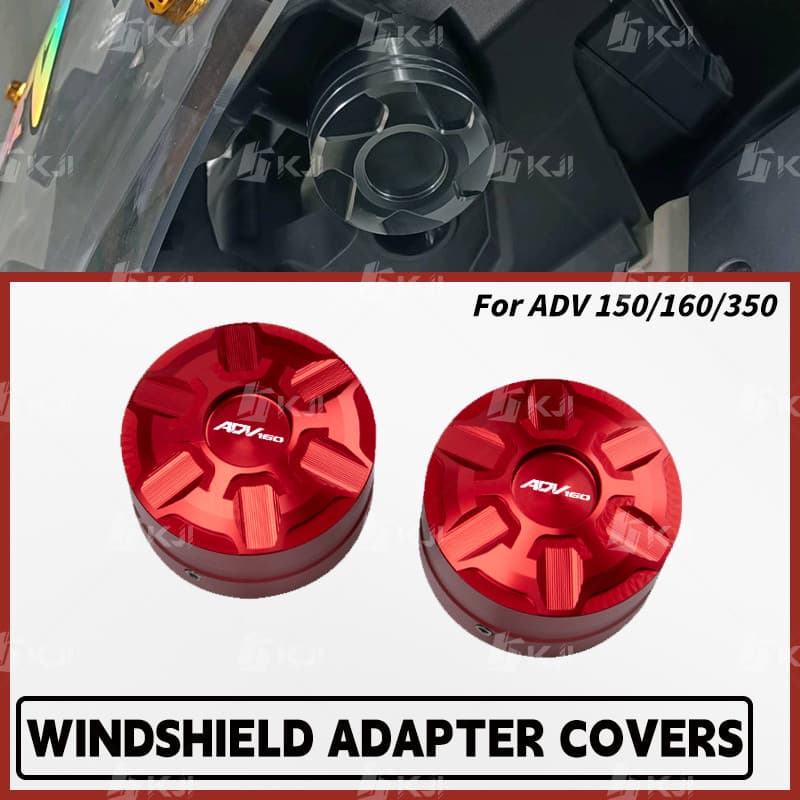 สําหรับ Honda ADV 160/150/350 กระจกปรับความสูงฝาครอบรถจักรยานยนต์กระจกกระจกด้านข้างตกแต่งอะแดปเตอร์หมวกอุปกรณ์เสริม