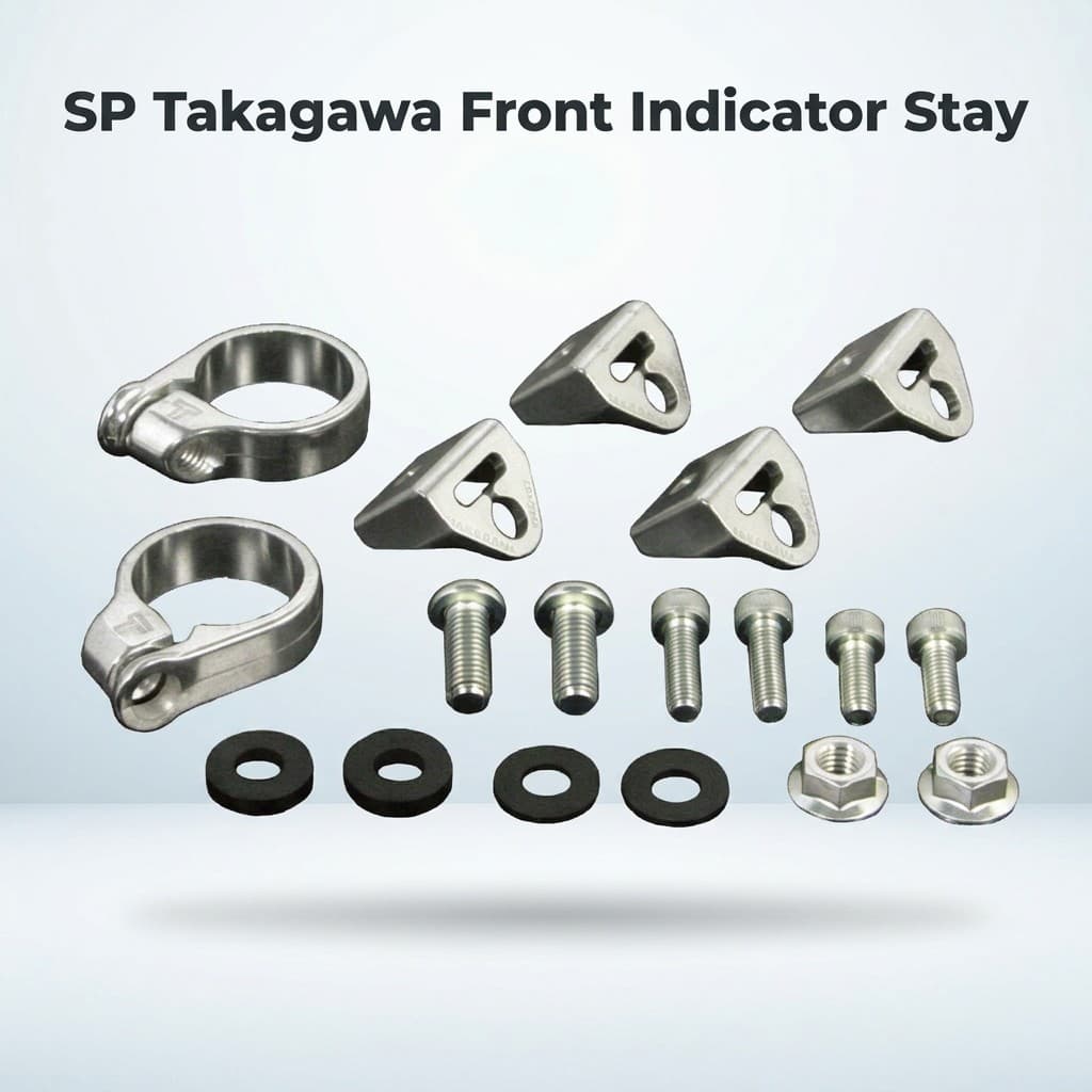 ชุดขายึดไฟเลี้ยวหน้า SP Takegawa 30P สำหรับ Honda Monkey (05-08-0003) | SP Takegawa Front Indicator Stay Kit, 30P, for Honda Monkey, 05-08-0003