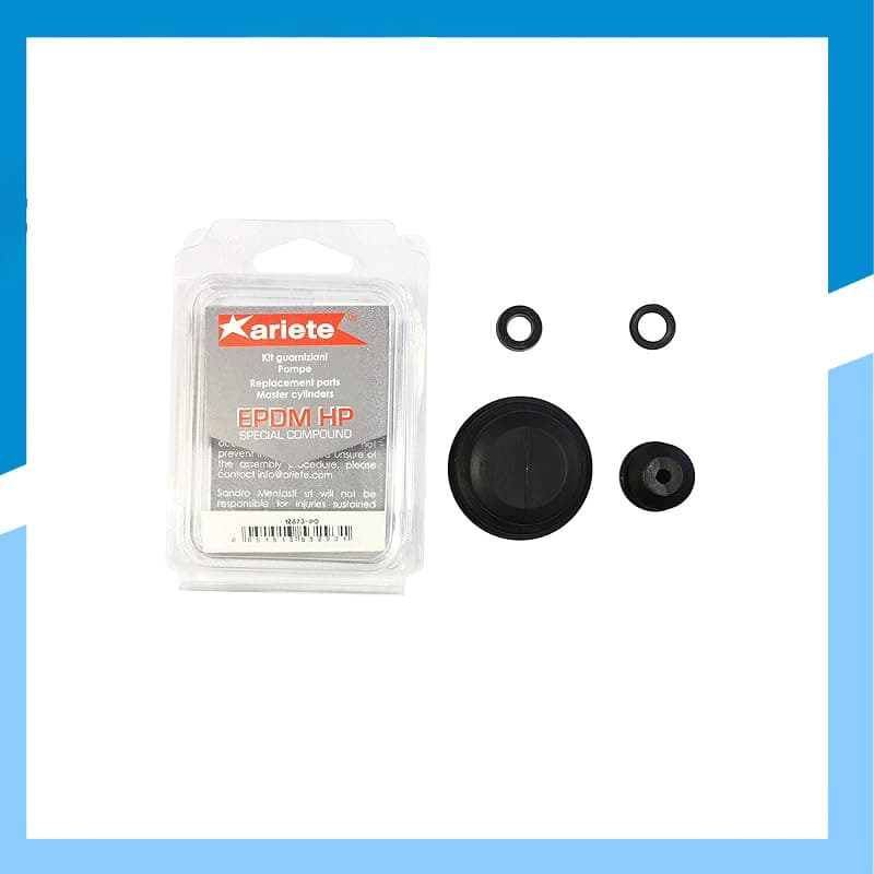 Ariete Brake Master Seal Kit φ16 for Vespa PX/PK125 12873-PO. Enhance your Vespa's performance with this high-quality seal kit!