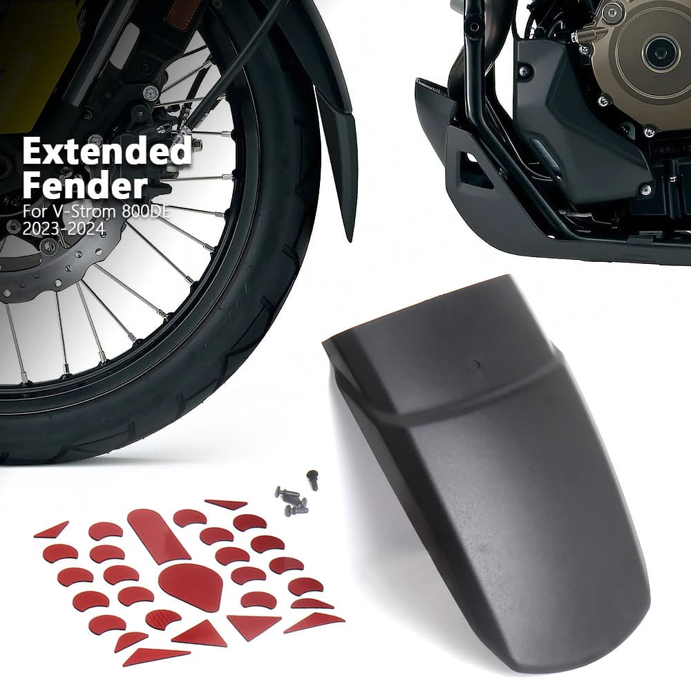 OT Motorcycle Accessories For Suzuki V-Strom 800DE Vstrom V-STROM 800 DE 2023 2024 ABS Front Mudguard Fender Extender Ex