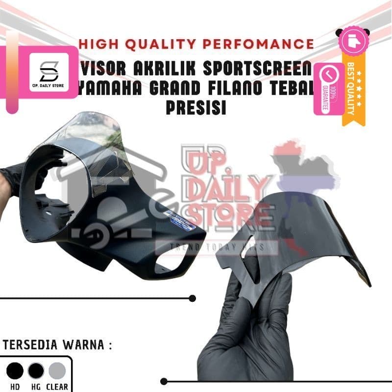 Yamaha Grand Filano อะคริลิค Visor Setcbill รุ่น
