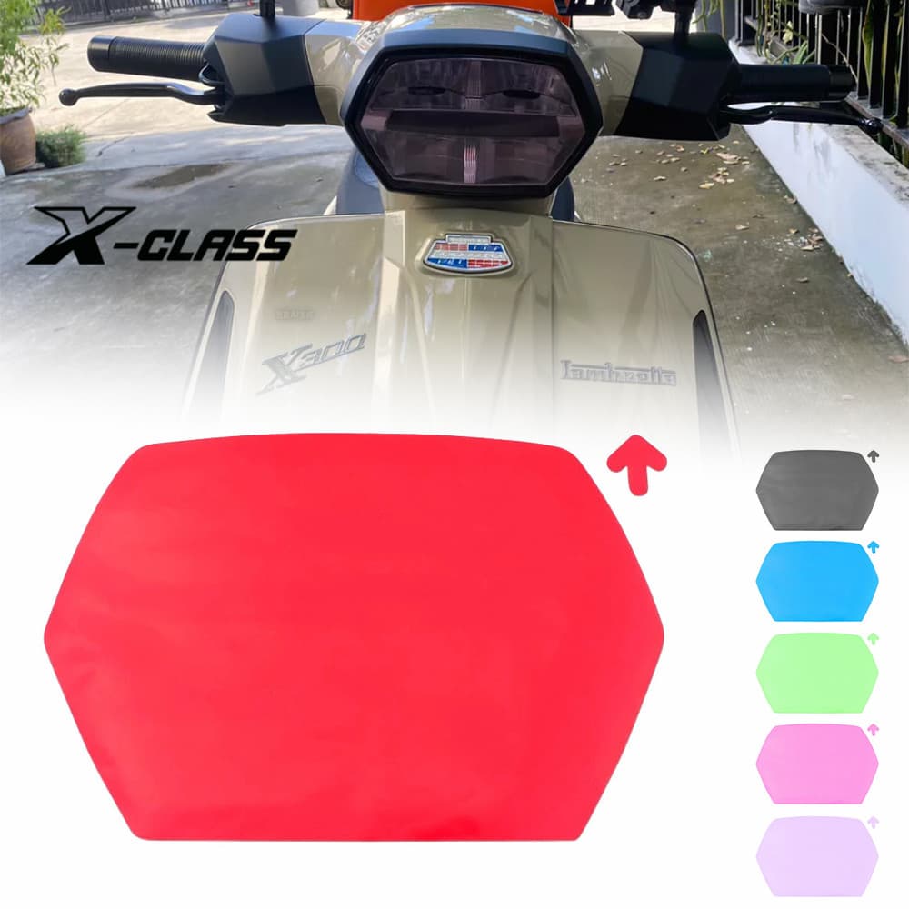 สําหรับ Lambretta X300 X250 X200 ไฟหน้าฟิล์ม PVC ไฟหน้า Tinted สติกเกอร์ฟิล์มป้องกันโปร่งใส