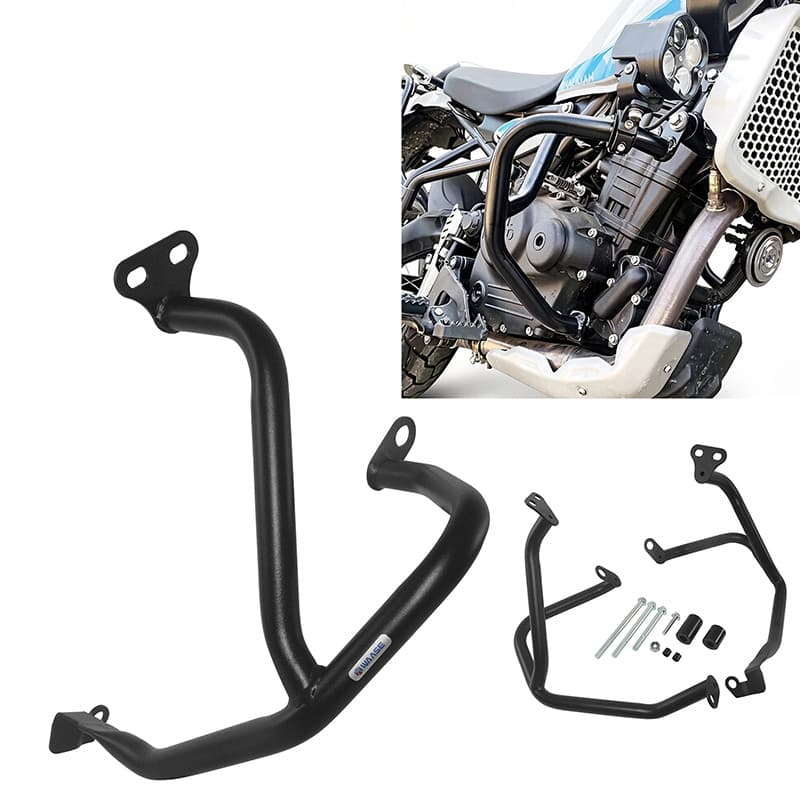 กันชนเครื่องยนต์ Guard Frash Stunt Cage Crash Bar กรอบ Protector สําหรับ Royal Enfield Himalayan 450 2024 2025 2026