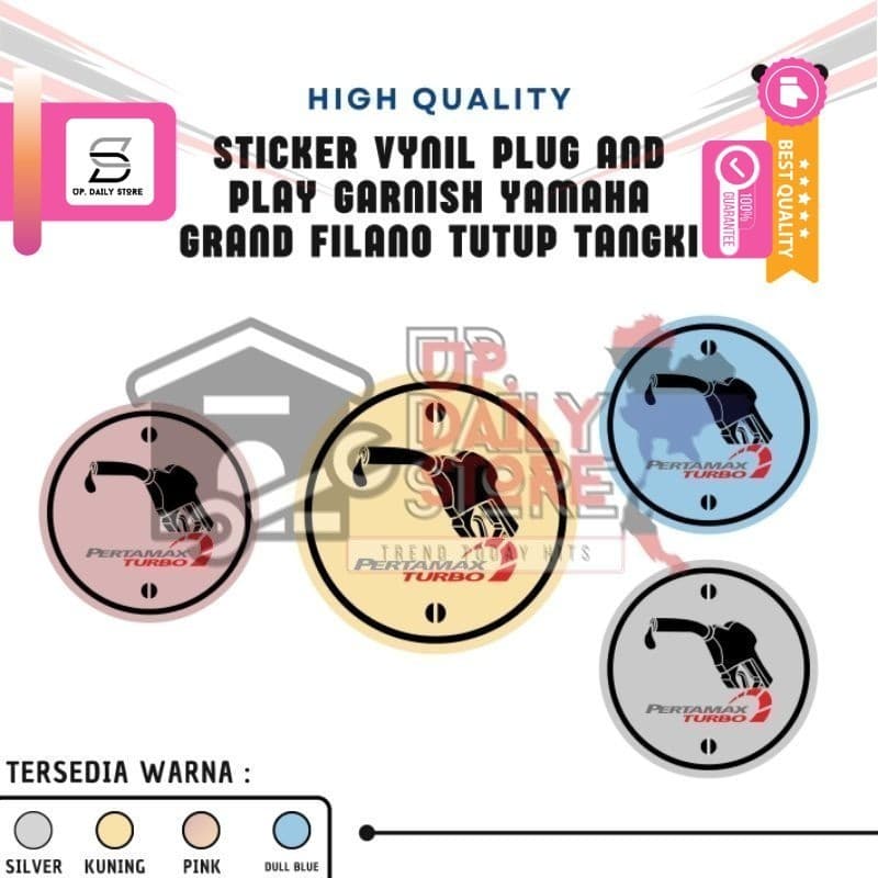 Yamaha Grand Filano/Freego Tank Cover Emblem Garnish Sticker