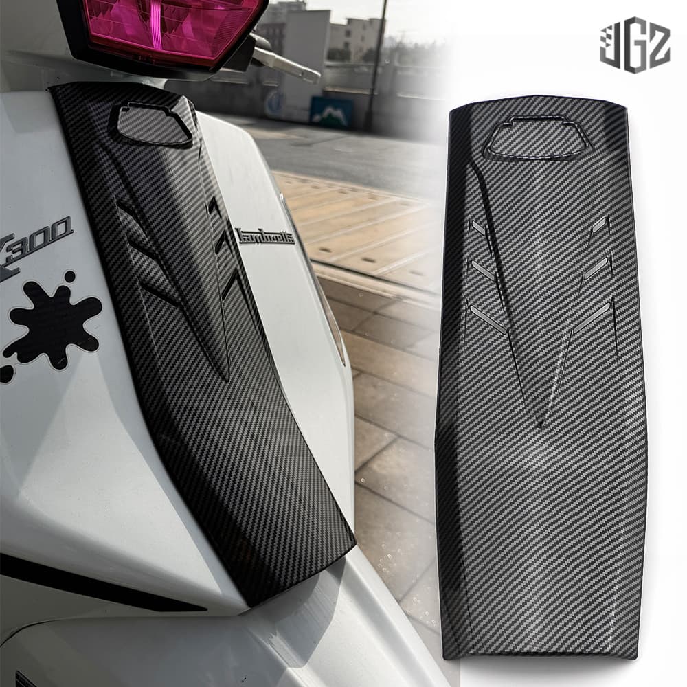 สําหรับ Lambretta X300 X200 2023-2025 พวงมาลัยคอลัมน์ฝาครอบแตร Fairing ทรัมเป็ต Tie Cover 