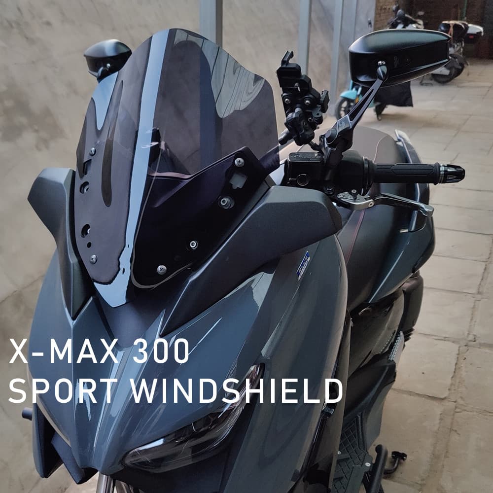 LQ สําหรับ YAMAHA XMAX กระจก XMAX300 Xmax250 XMAX 250 X-MAX300 XMAX 300 2017-2022 หน้าจอกระจก Fairing กีฬากระจก