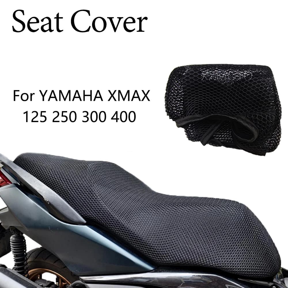 สําหรับ YAMAHA XMAX 125 X-MAX 250 XMAX 300 400 XMAX300 ฝาครอบที่นั่งรถจักรยานยนต์ฉนวนกันความร้อน Breathable ลื่นป้องกันเบาะ