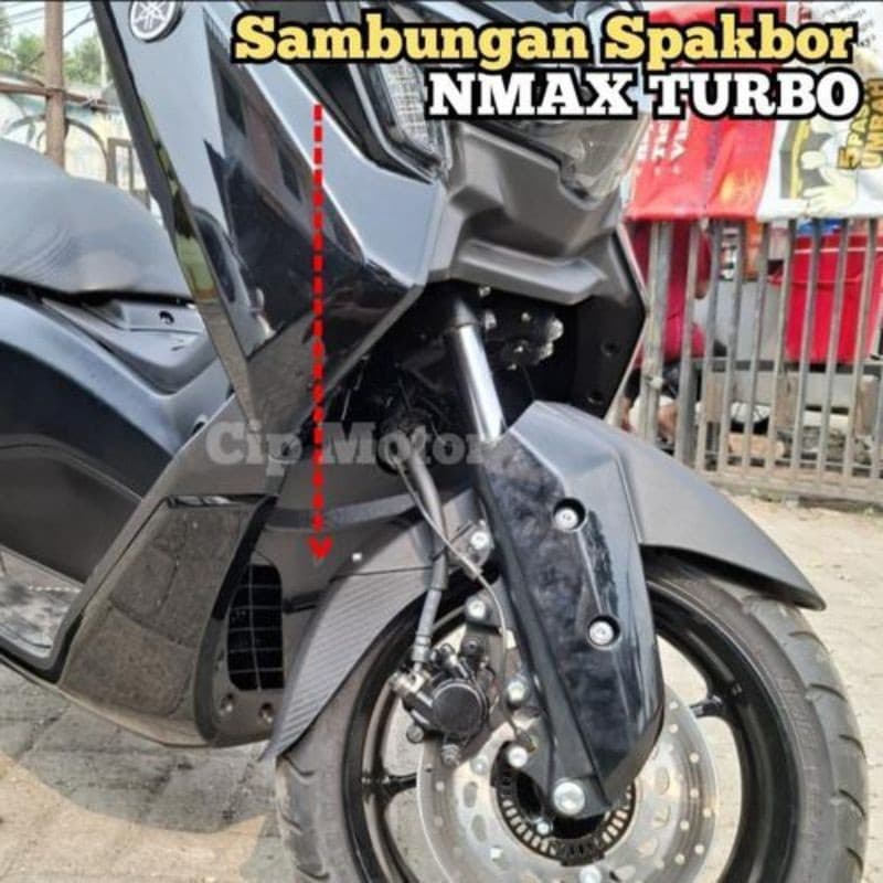 การเชื่อมต่อบังโคลนหน้า NMAX NEO Nmax Turbo Nmax Neo S Mud Mudguard NMAX 2020 - 2026 Old Nmax