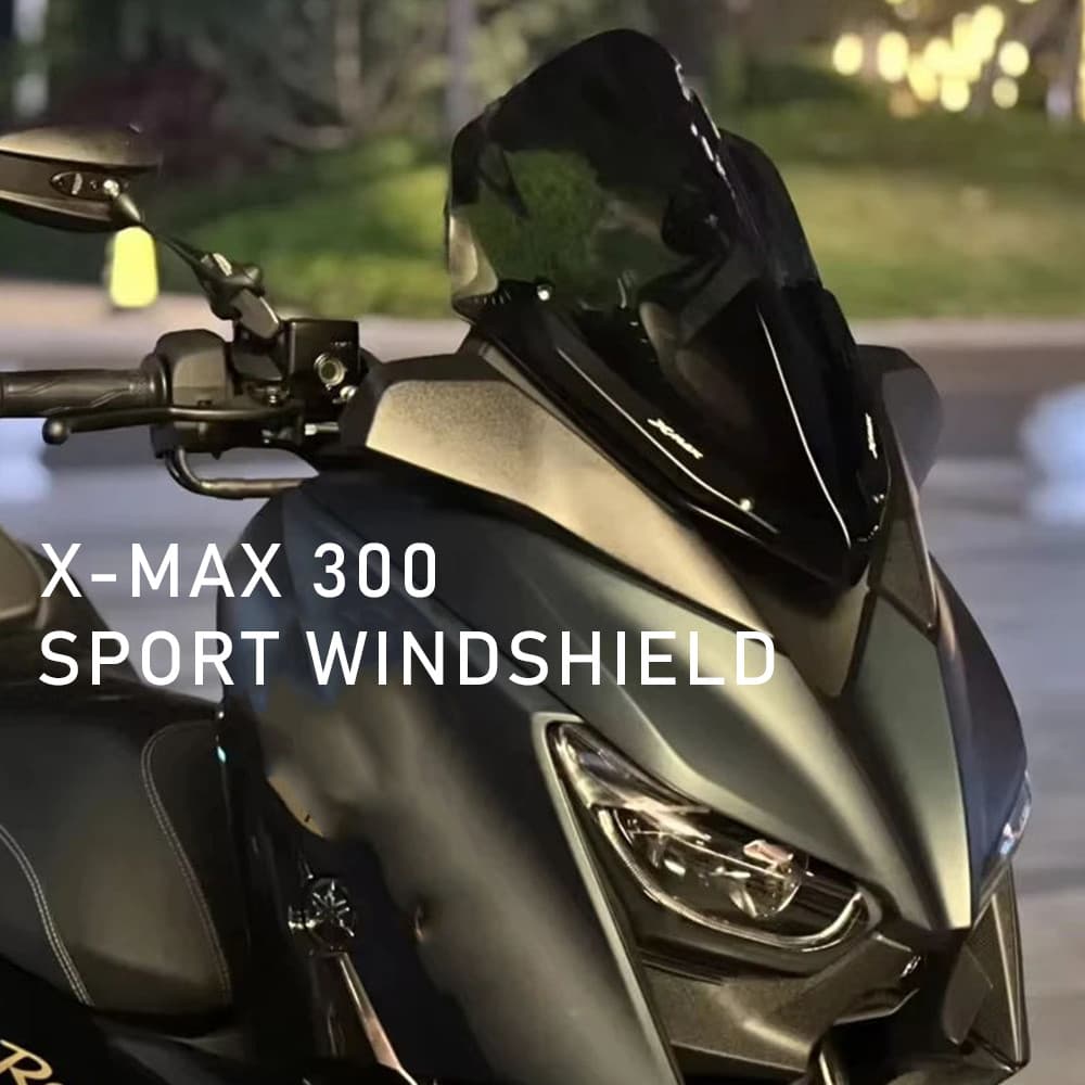 LQ สําหรับ YAMAHA XMAX กระจก XMAX300 X-MAX300 X-MAX 250 XMAX 300 กระจกหน้าจอกีฬากระจก Racing กระจก