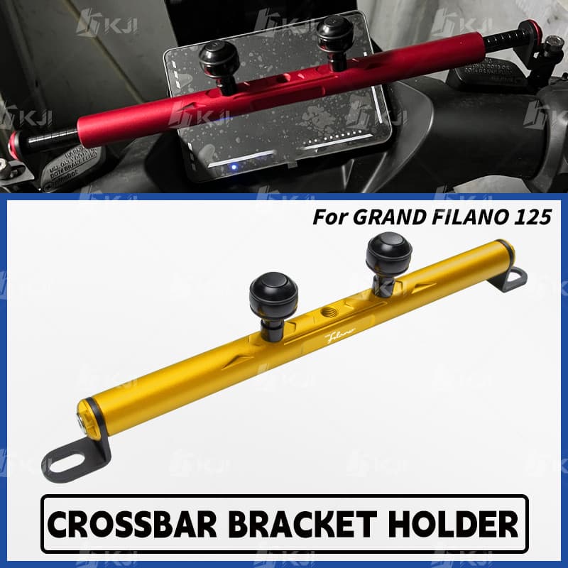 สําหรับ Yamaha GRAND FILANO 125 Crossbar Balance Beam มัลติฟังก์ชั่นบาร์ที่วางโทรศัพท์วงเล็บอุปกรณ์เสริมชิ้นส่วน