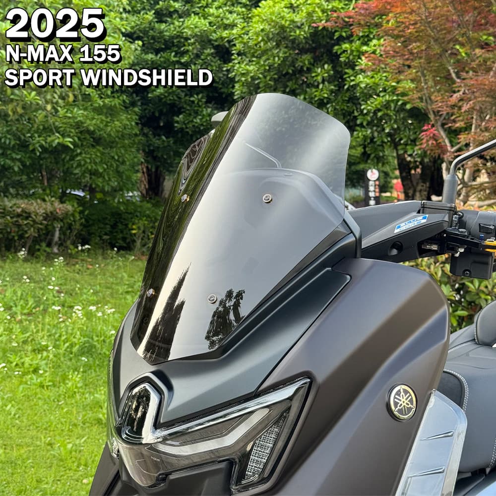LQ สําหรับ Yamaha N-MAX155 2025 กระจก NMAX 155 N MAX 155 กีฬากระจกการแข่งขันกระจก NMAX ที่เพิ่มขึ้นกระจก