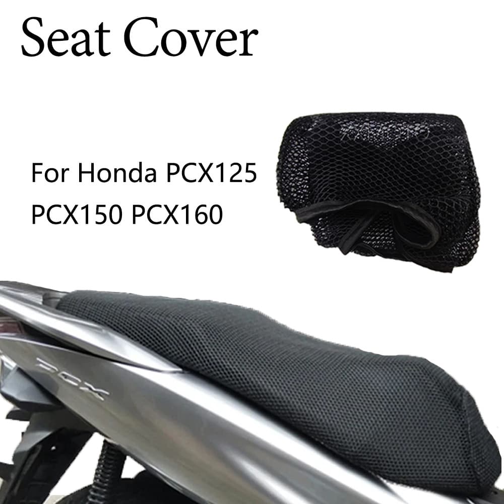 สําหรับHonda PCX125 PCX150 PCX160 PCX 125 150 160 ฝาครอบที่นั่งรถจักรยานยนต์ความร้อน 3Dฉนวนกันความร้อนBreathableลื่นป้องกันเบาะ